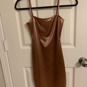 Silk mini dress